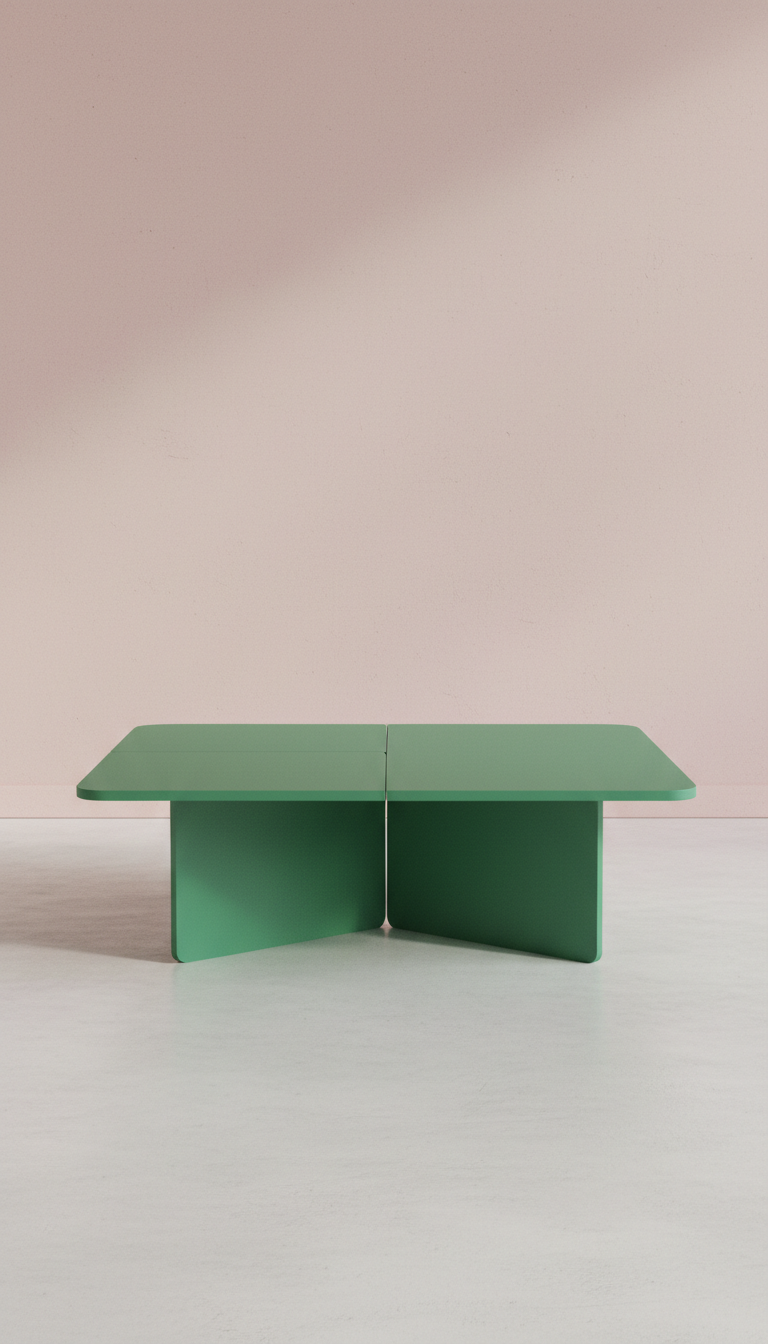 Graphic Shelving Unit With Tool-Free Assembly