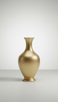 Soft Gold Lacquered Vase