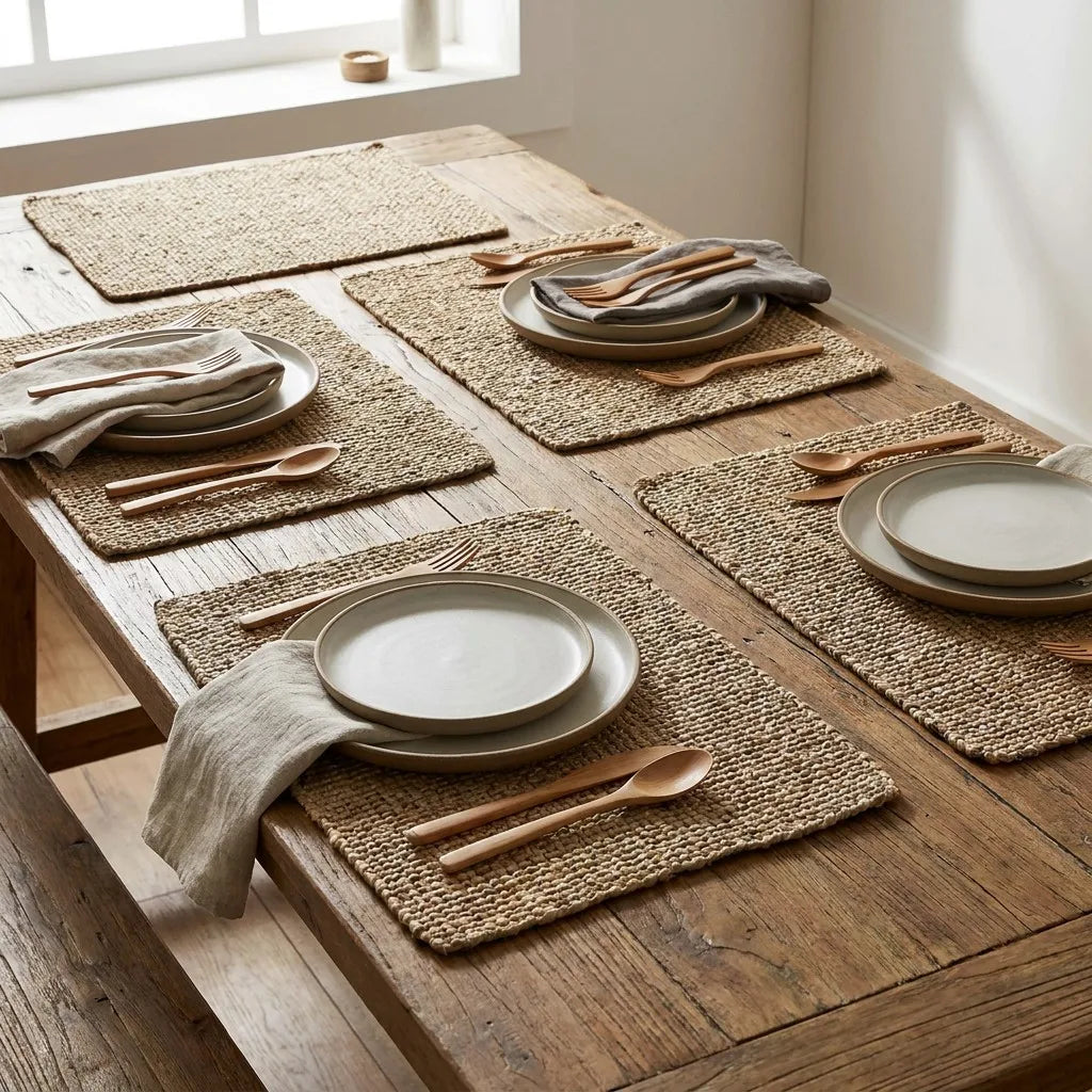 Bamboo Fiber Place Mat Set (6pcs)