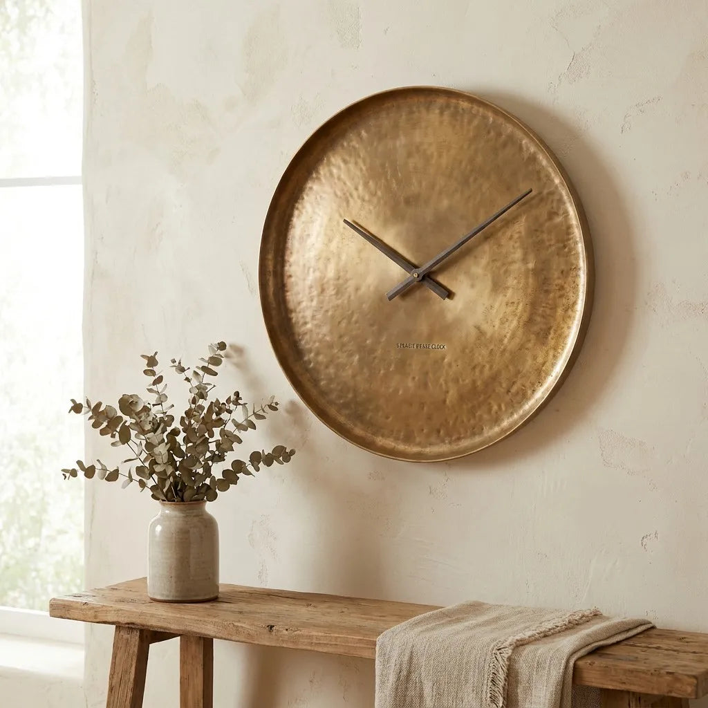 Solaris Brass Clock