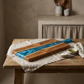 Teak & Resin Serving Board