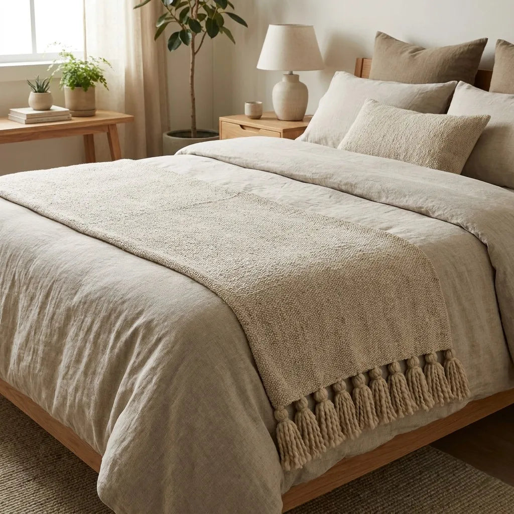 Fringed Bed Runner
