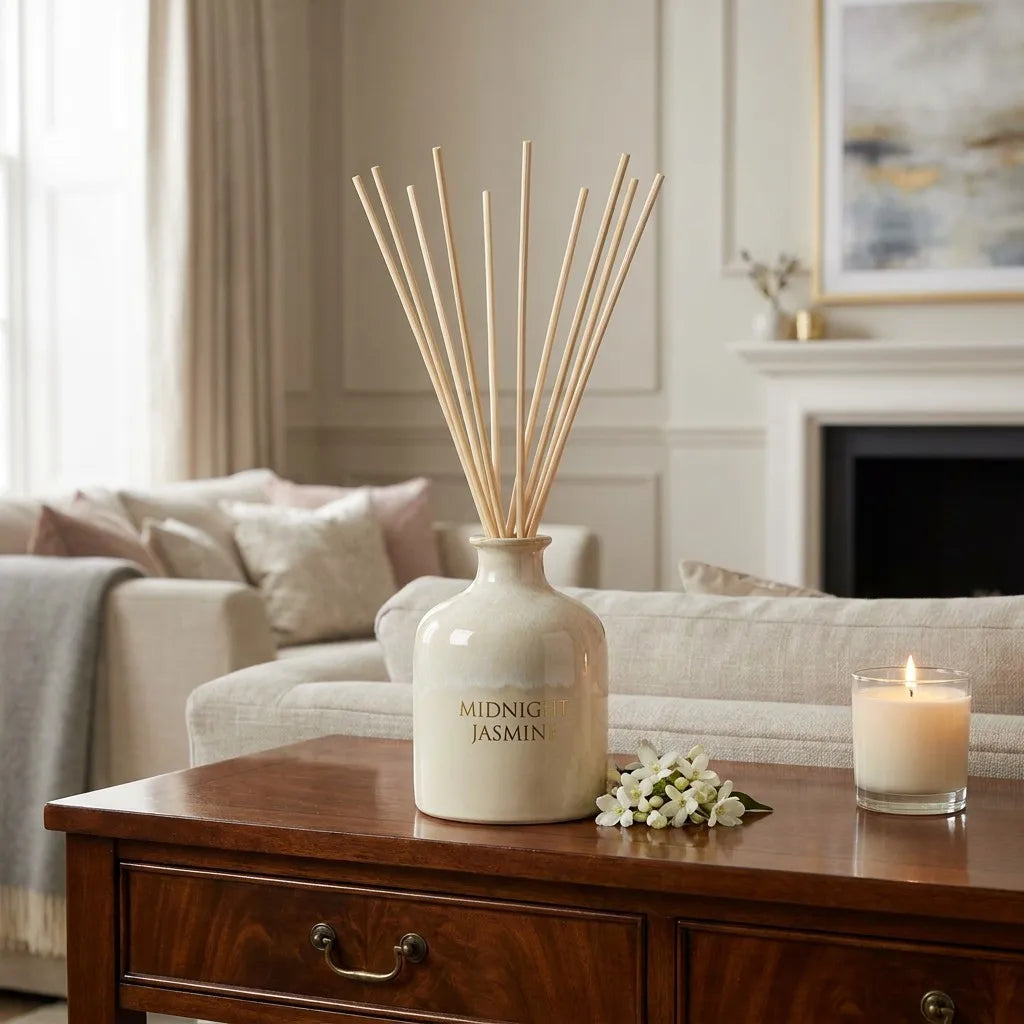 Midnight Jasmine Ceramic Reed Diffuser
