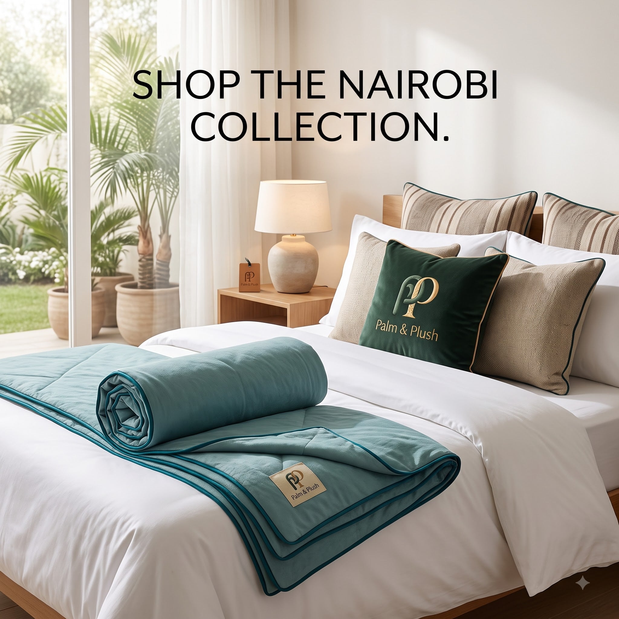 Sanctuary Teal Heritage Comforter — Solid Reversible